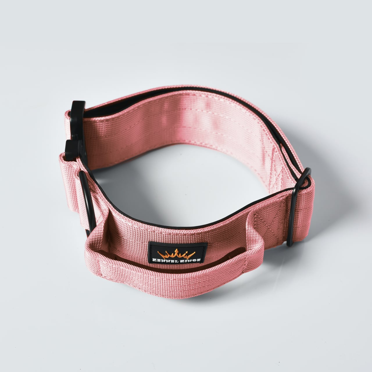 5cm Tactical Collar With Handle – Baby Pink