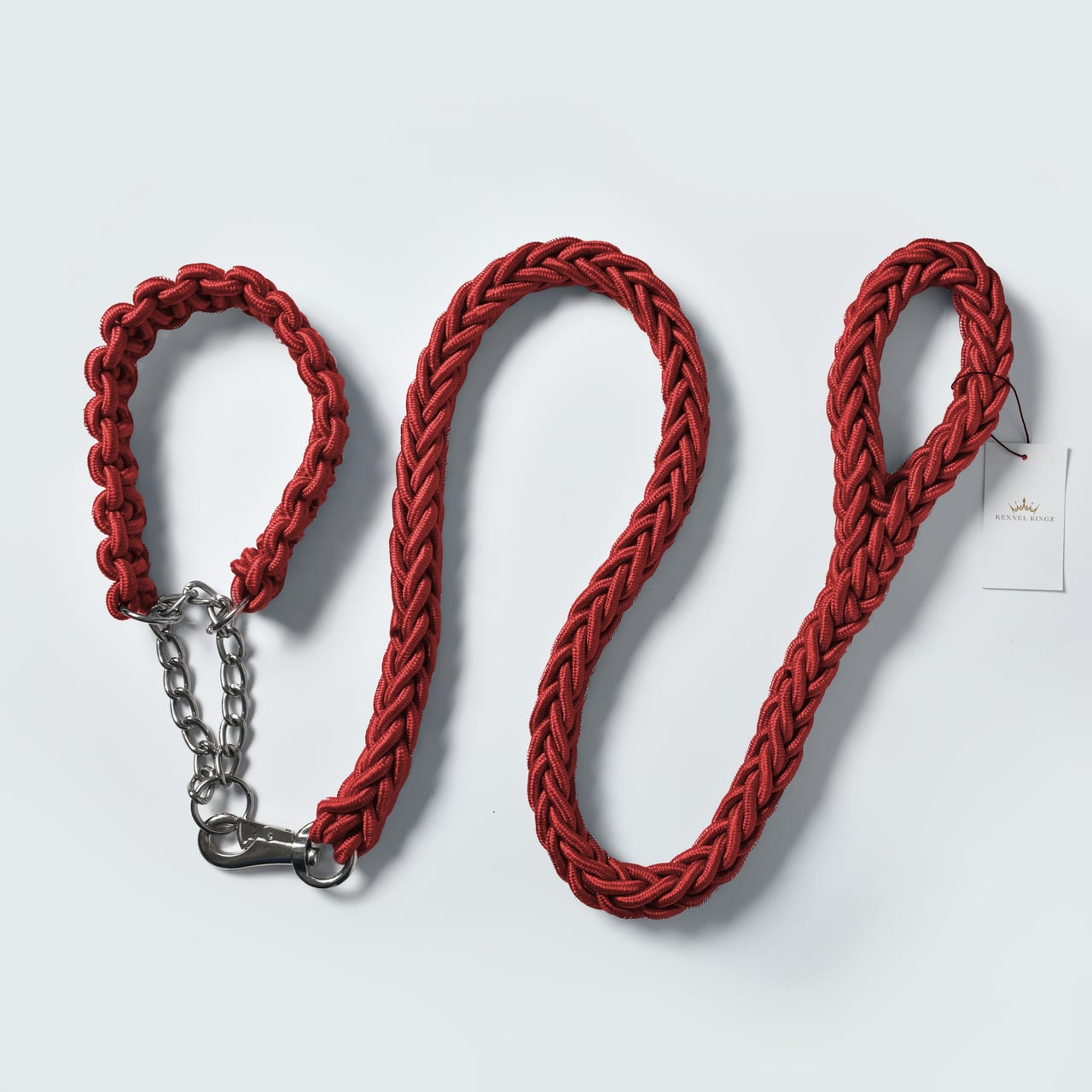 Paracord Rope Collar/Lead Set – Red