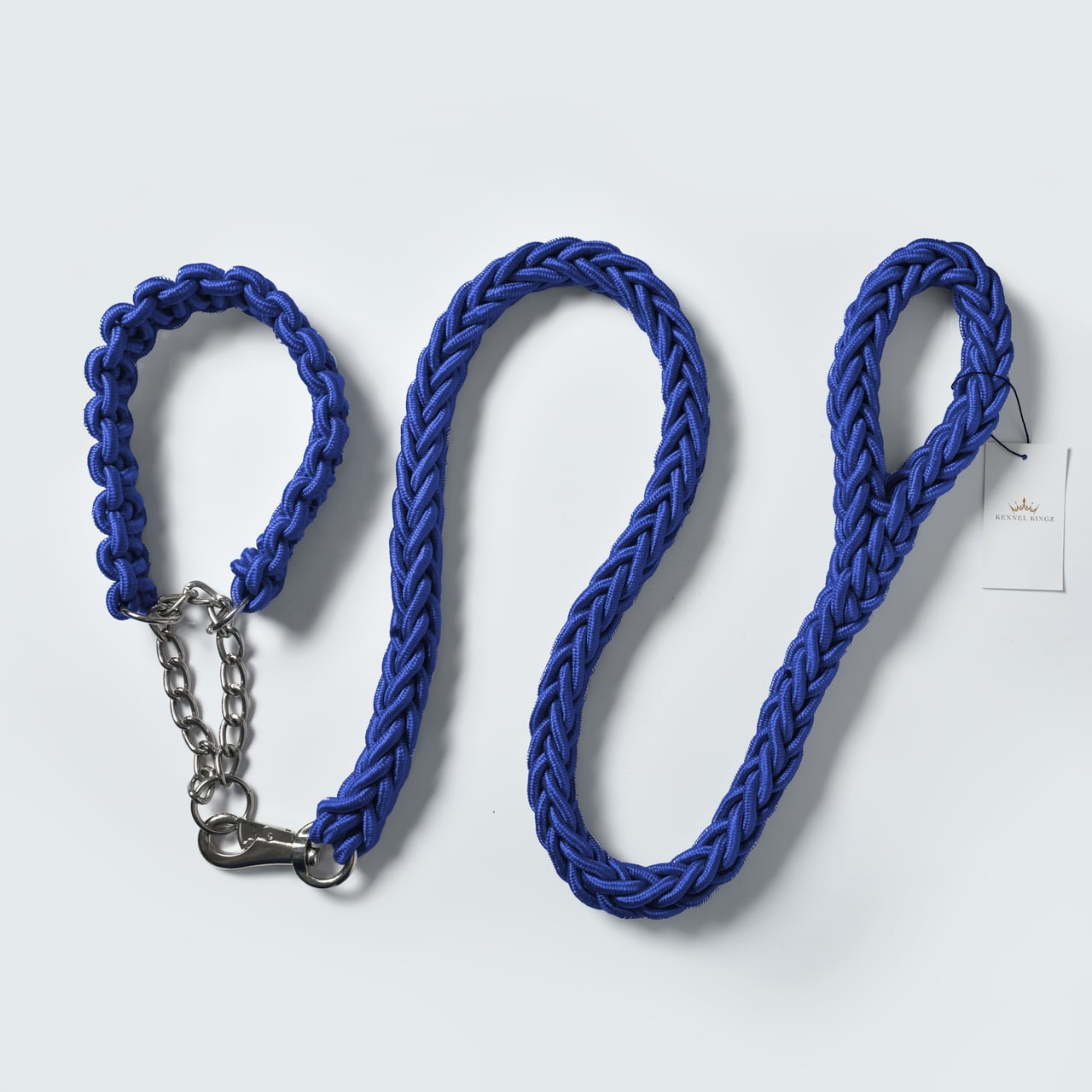 Paracord Rope Collar/Lead Set – Blue