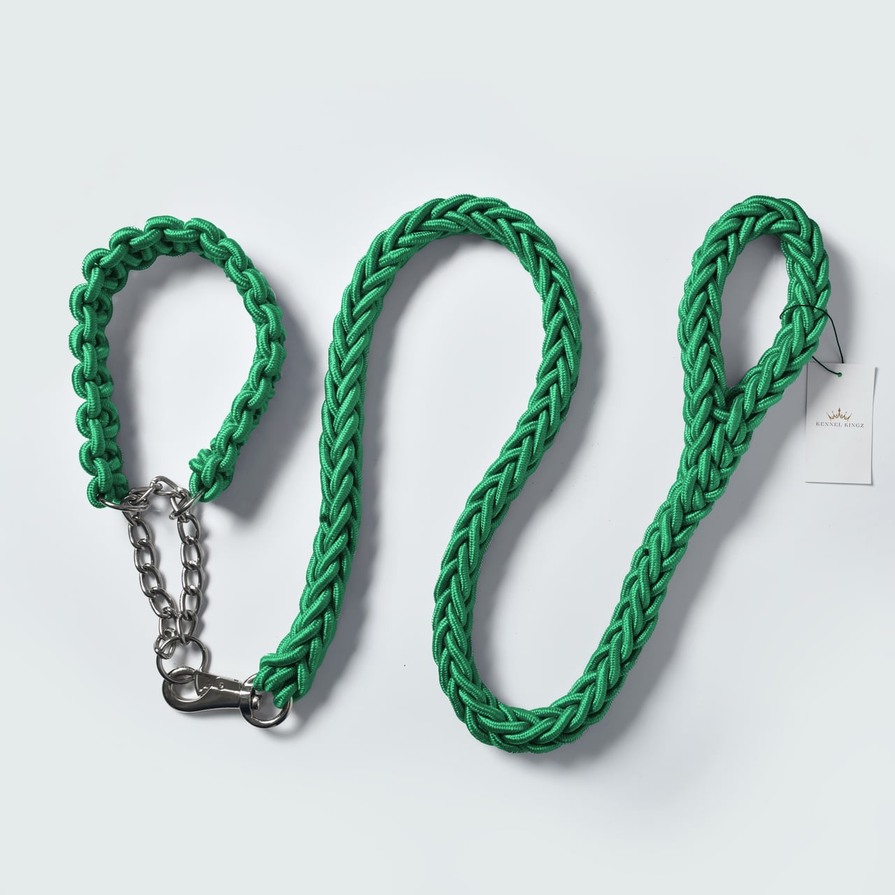 Paracord Rope Collar/Lead Set –  Green