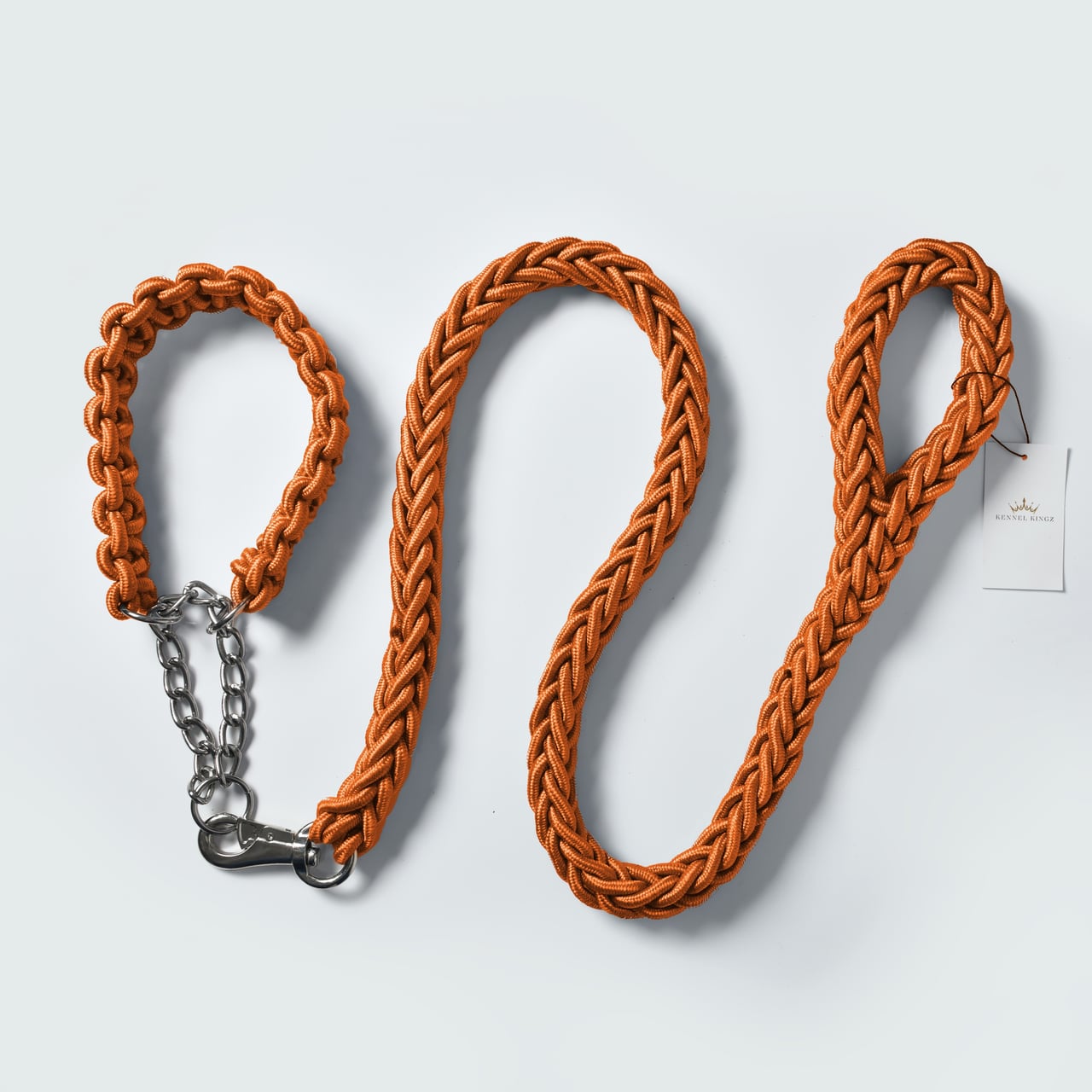 Paracord Rope Collar/Lead Set – Orange