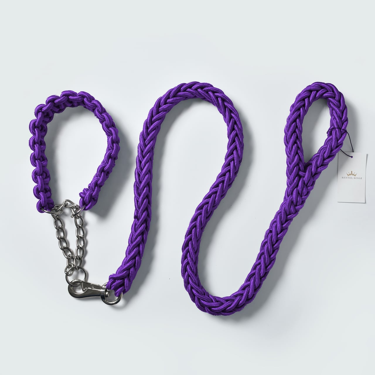 Paracord Rope Collar/Lead Set –  Purple